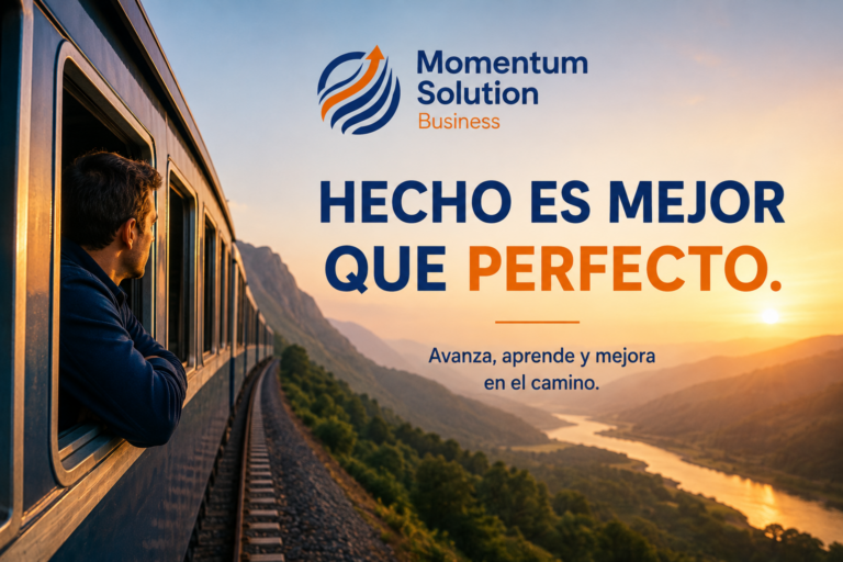 ¿La perfección está frenando tu proyecto? El error que muchos emprendedores no ven